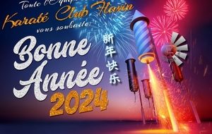 NOUS VOUS SOUHAITONS UNE BELLE ET HEUREUSE ANNÉE 2024 !