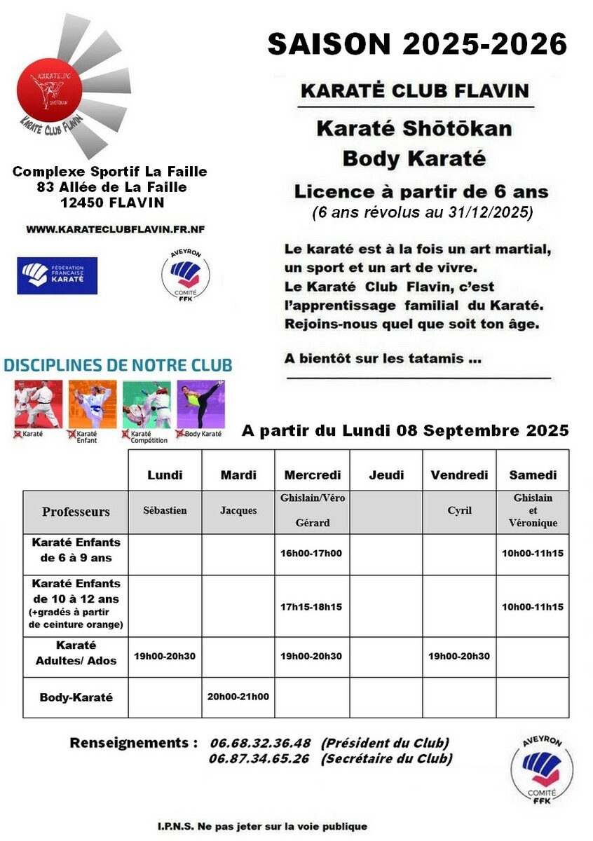 Bienvenue sur le site officiel du Club