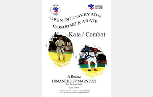 OPEN de l’AVEYRON + COMBINE KARATE Kata/Combat à Rodez