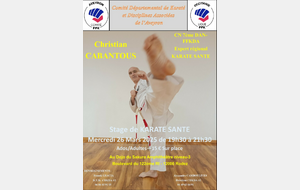 Stage Karaté Santé avec Christian CABANTOUS CN 7éme DAN expert régional
