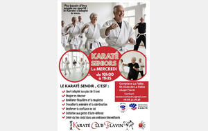 Cours de Karaté pour Séniors