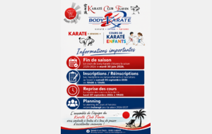 Clôture des cours saison 2025/2026