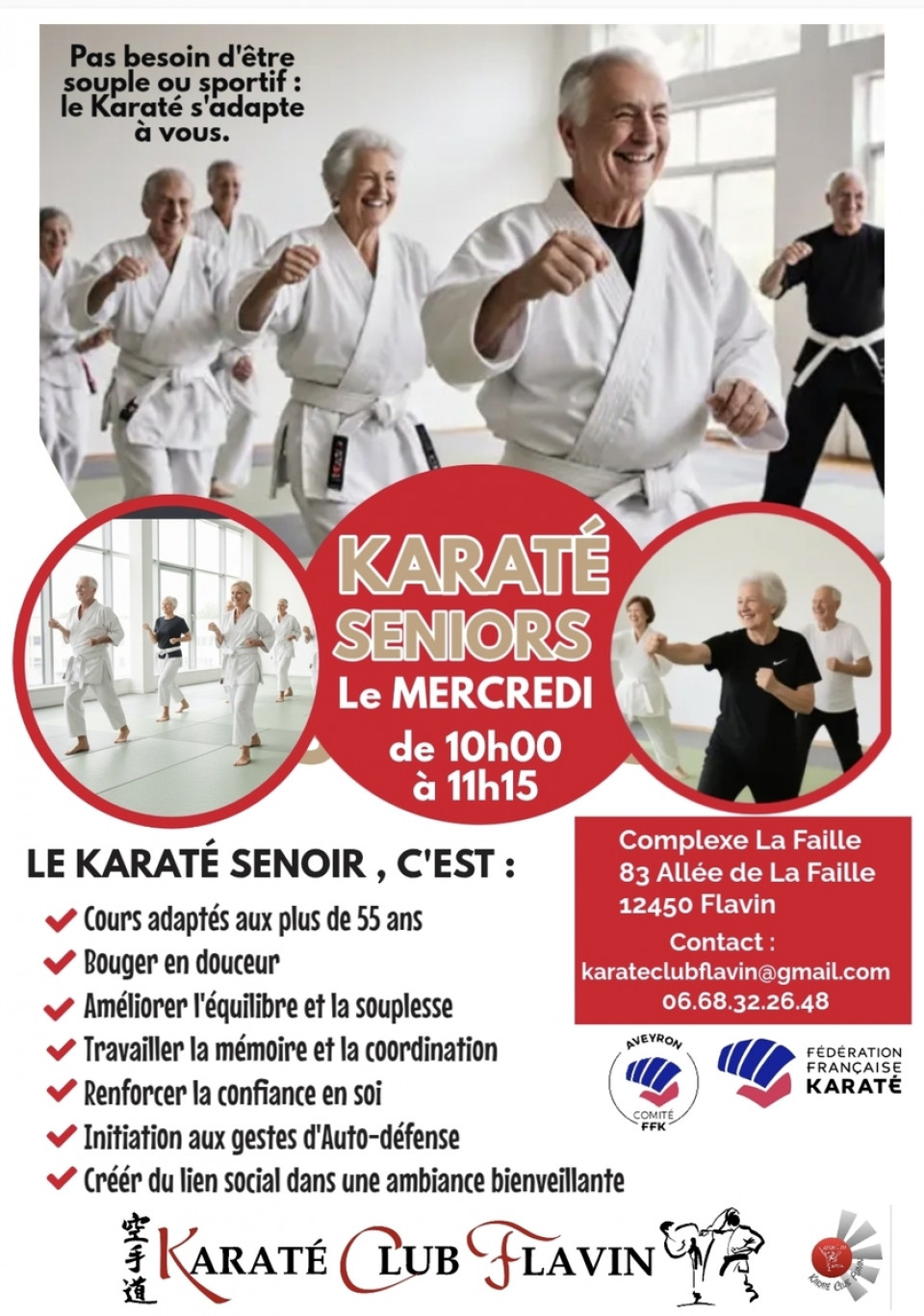 Cours de Karaté pour Séniors